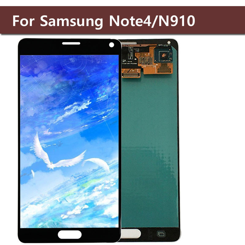 Tested LCD Display High Quality Note 4 LCD For Samsung Galaxy Note 4 Note4 N910 N910F N910H Touch Sc