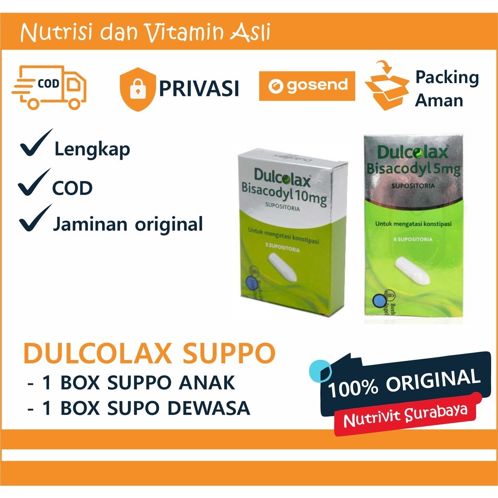 DULCOLAX SUPPO ANAK / DEWASA