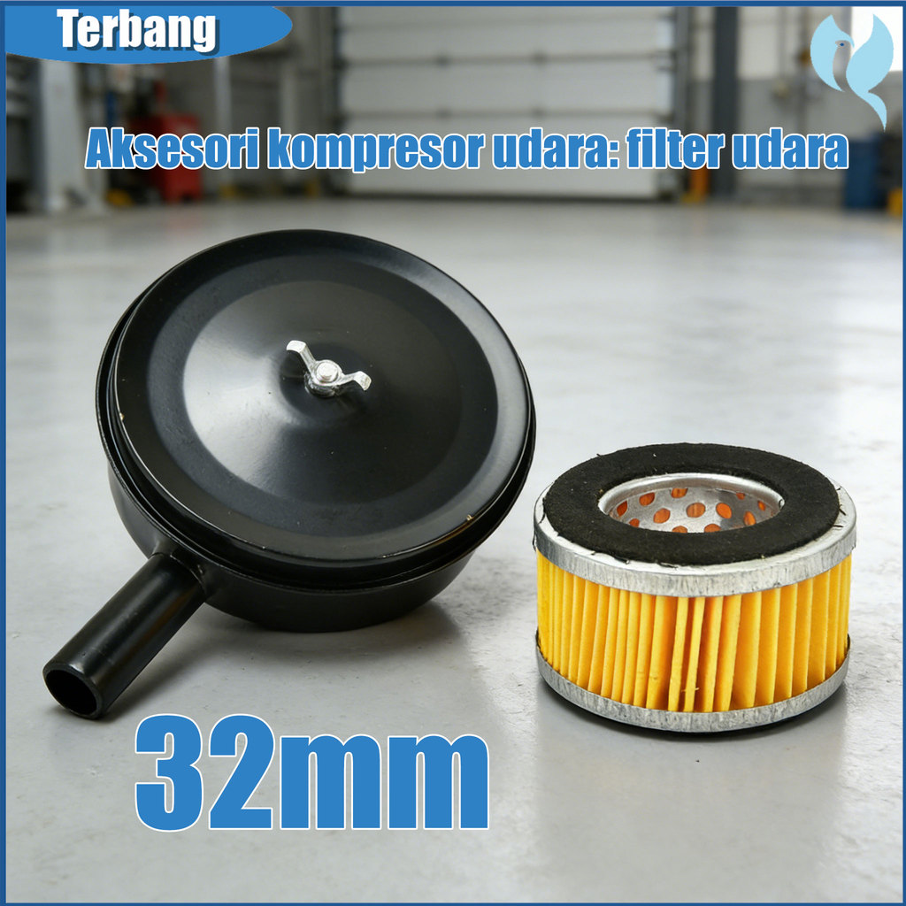 Filter Udara Kompresor Angin 32mm/Saringan Udara Kompressor/Filter Kompresor