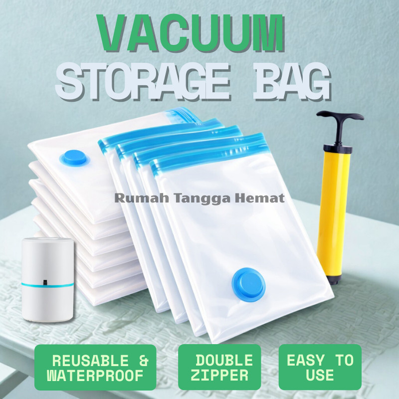Lengkap, vakum bag, vakum plastik, pompa manual/pompa elektrik