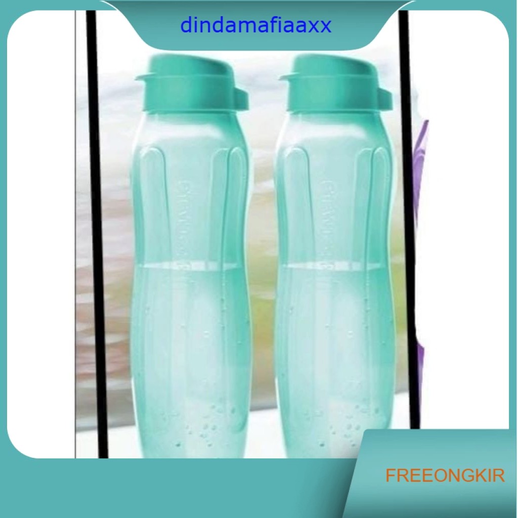 Tupperware Eco Bottle 1L Slim Fashion Ecer 1Pcs Warna Tosca