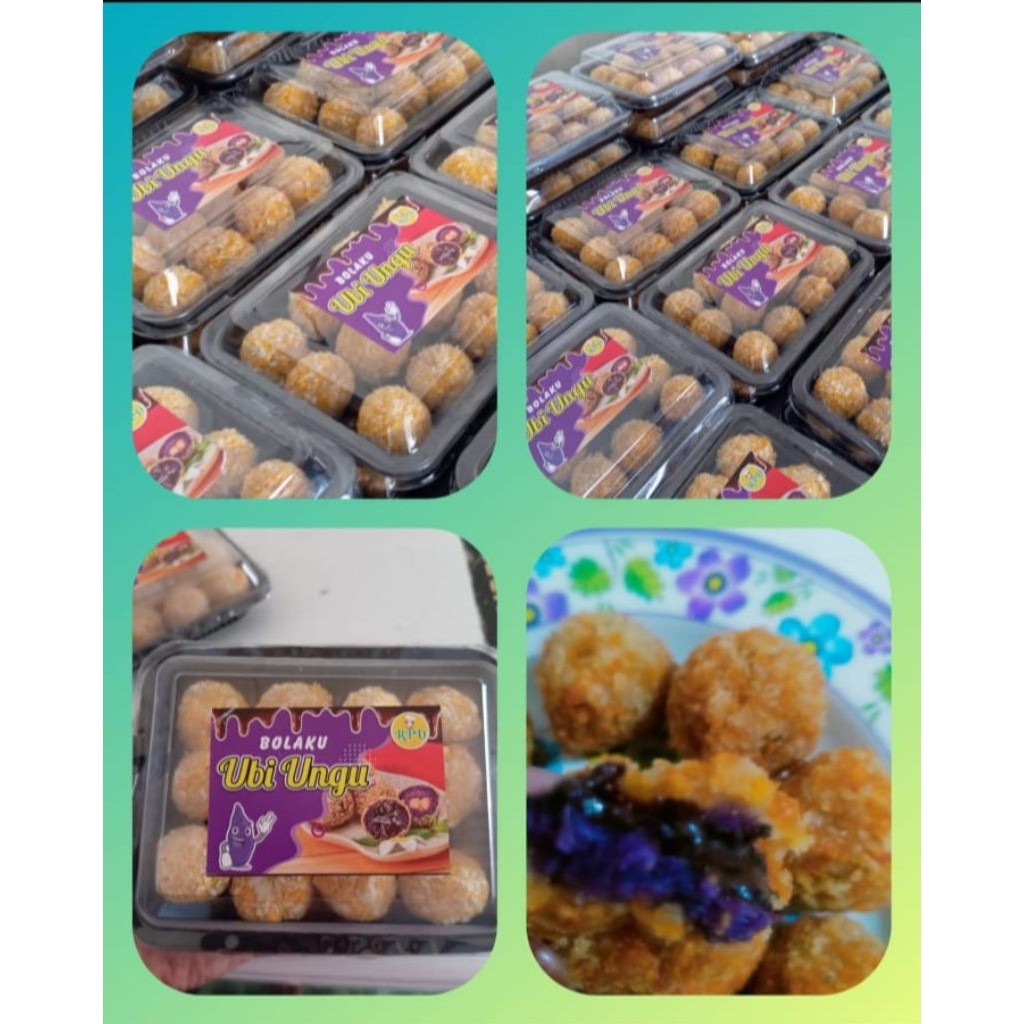 BOLA UBI UNGU COKLAT LUMER ISI 10 PCS