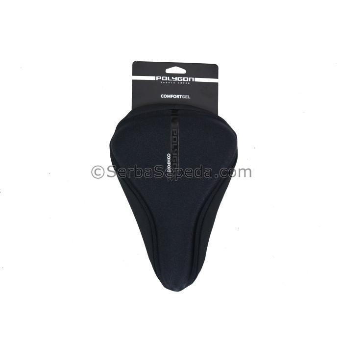 Saddle Sepeda - Polygon Saddle Cover Sepeda Comfort Gel - Hitam