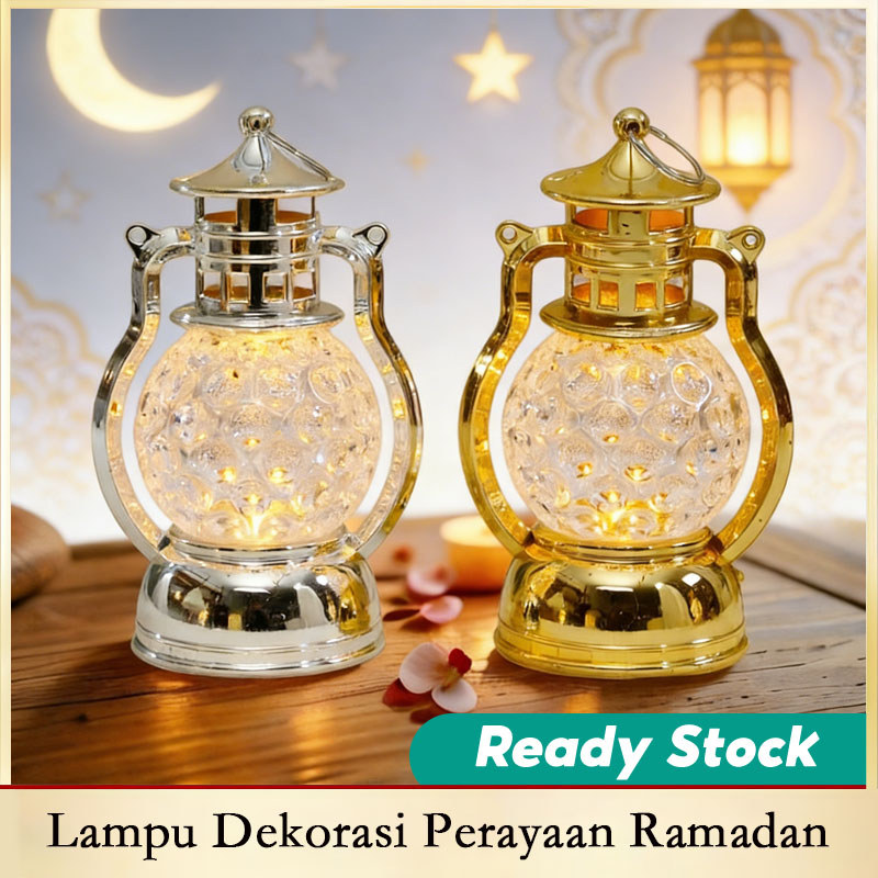 Lentera Lampu LED Dekorasi Lentera Mini Souvenir Lampu  Dekorasi Perayaan Ramadan