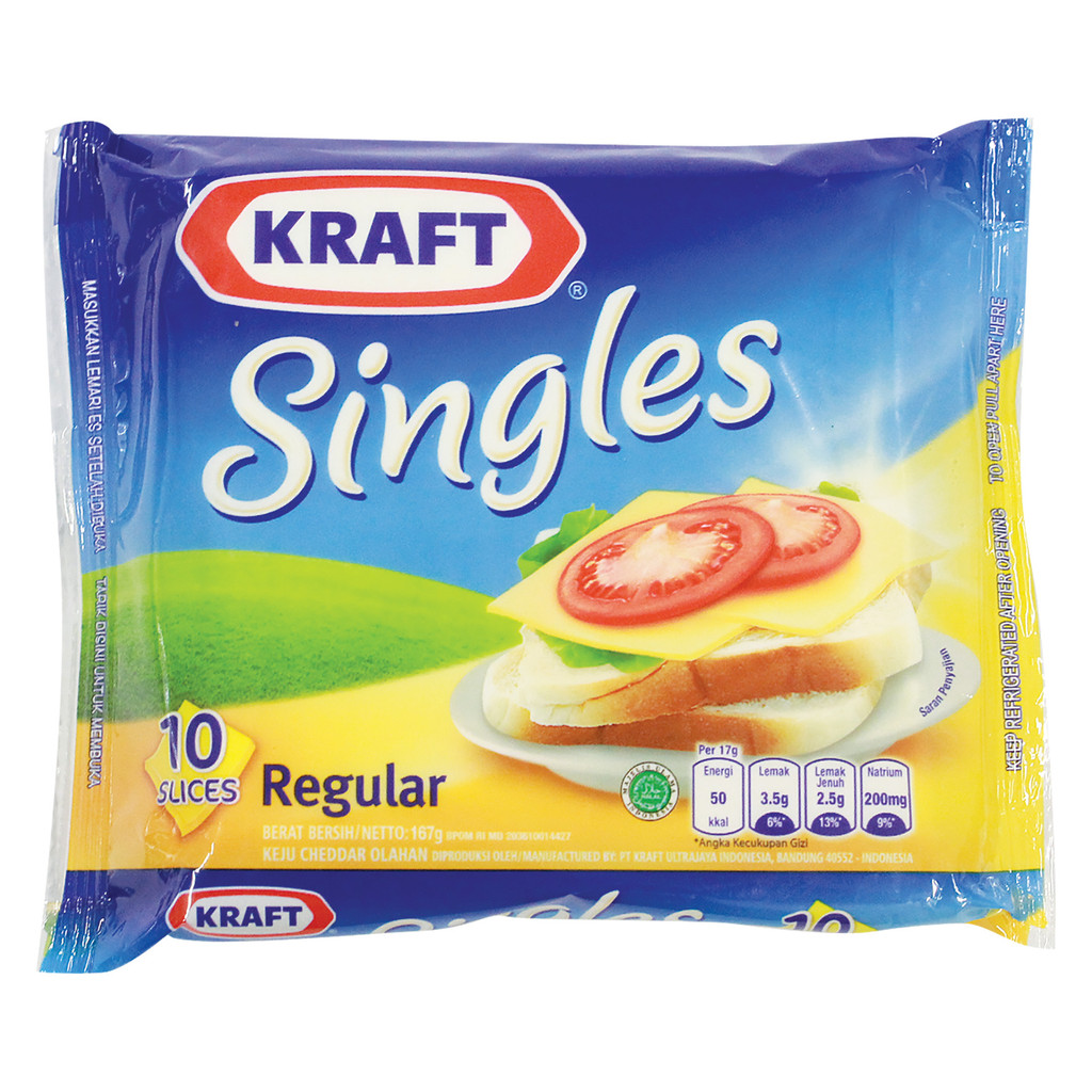 KRAFT SINGLES 10S 150GR