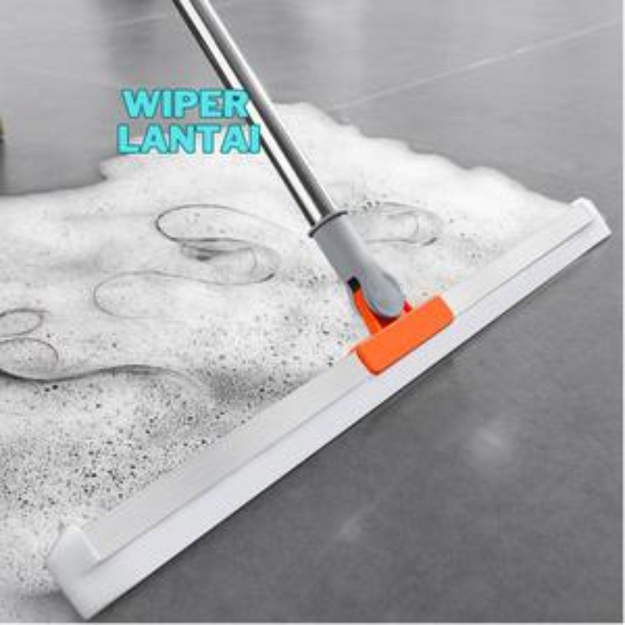 Wiper Lantai Alat Pel Serok Air Hujan Kamar Mandi Pendorong Banjir / Alat Pel Portable Dorongan