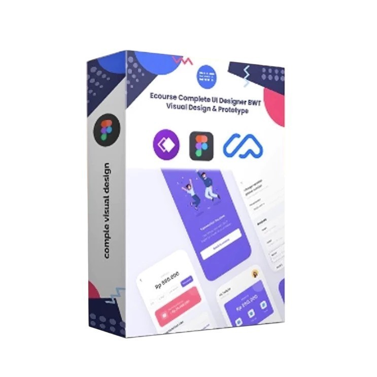 Ecourse Complete UI Designer Visual Design & Prototype