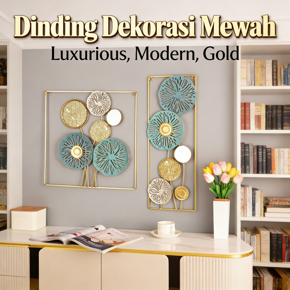 Dinding Mewah Hiasan Circle Pajangan / Pajangan Dinding Dinding Wall Decor