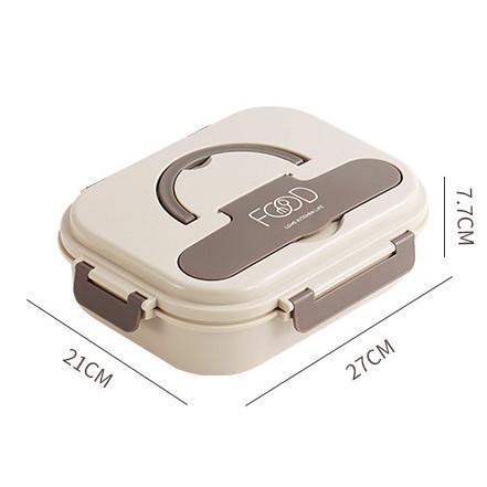 Lunch Box Kotak Makan Kotak Bekal Stainless Steel 316 Anti Tumpah - Lunch Box