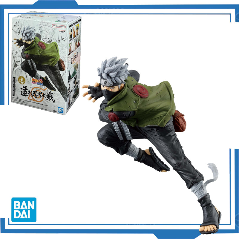 Bandai Original Anime NARUTO SHIPPUDEN BANPRESTO FIGURE COLOSSEUM Hatake Kakashi PVC Anime Action Fi