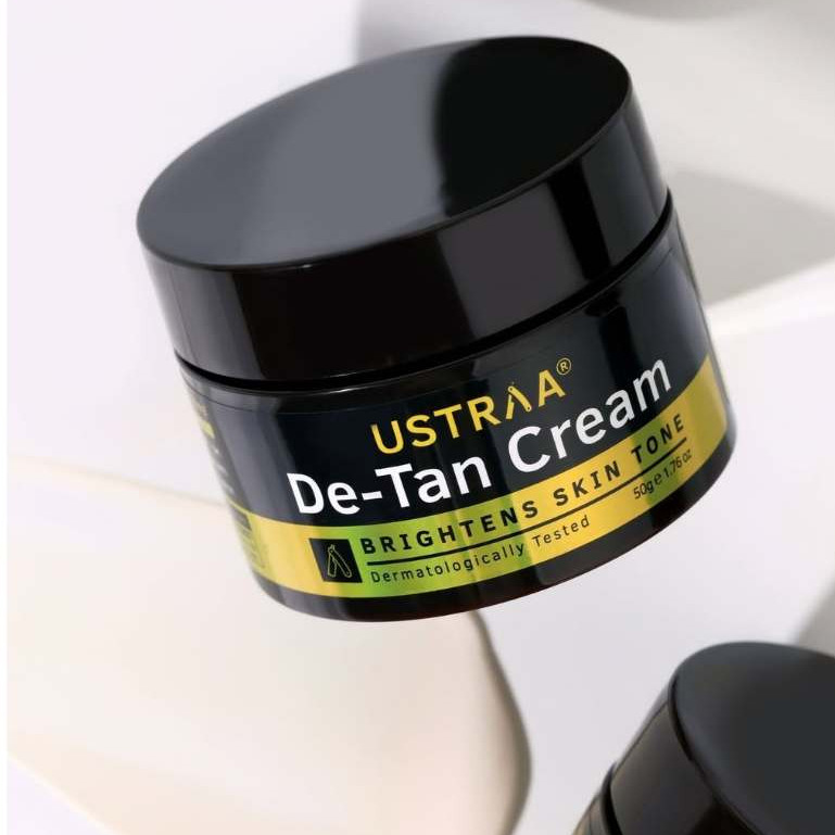 USTRAA De-Tan Face Cream 50gr - Pelembab Wajah Kusam - Mencerahkan