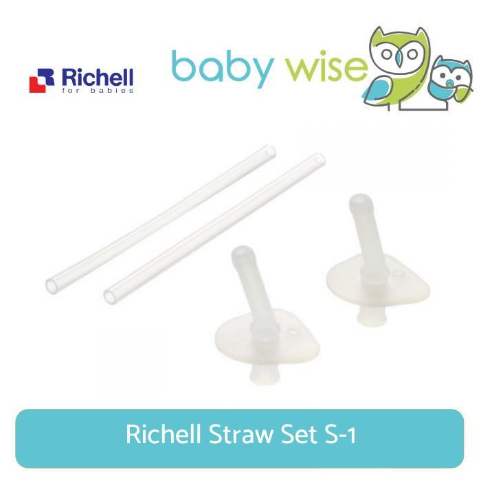 Richell Straw Set S-1 - Sedotan Pengganti