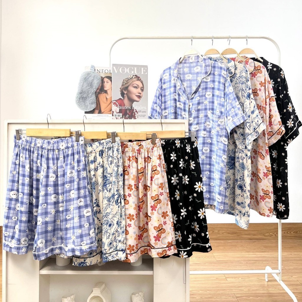 AKAVI - UME PAJAMAS CELPEN SUPER JUMBO BAJU TIDUR BIGSIZE SETELAN LD 120 LD 130 LD 140 LD 150 COD (4