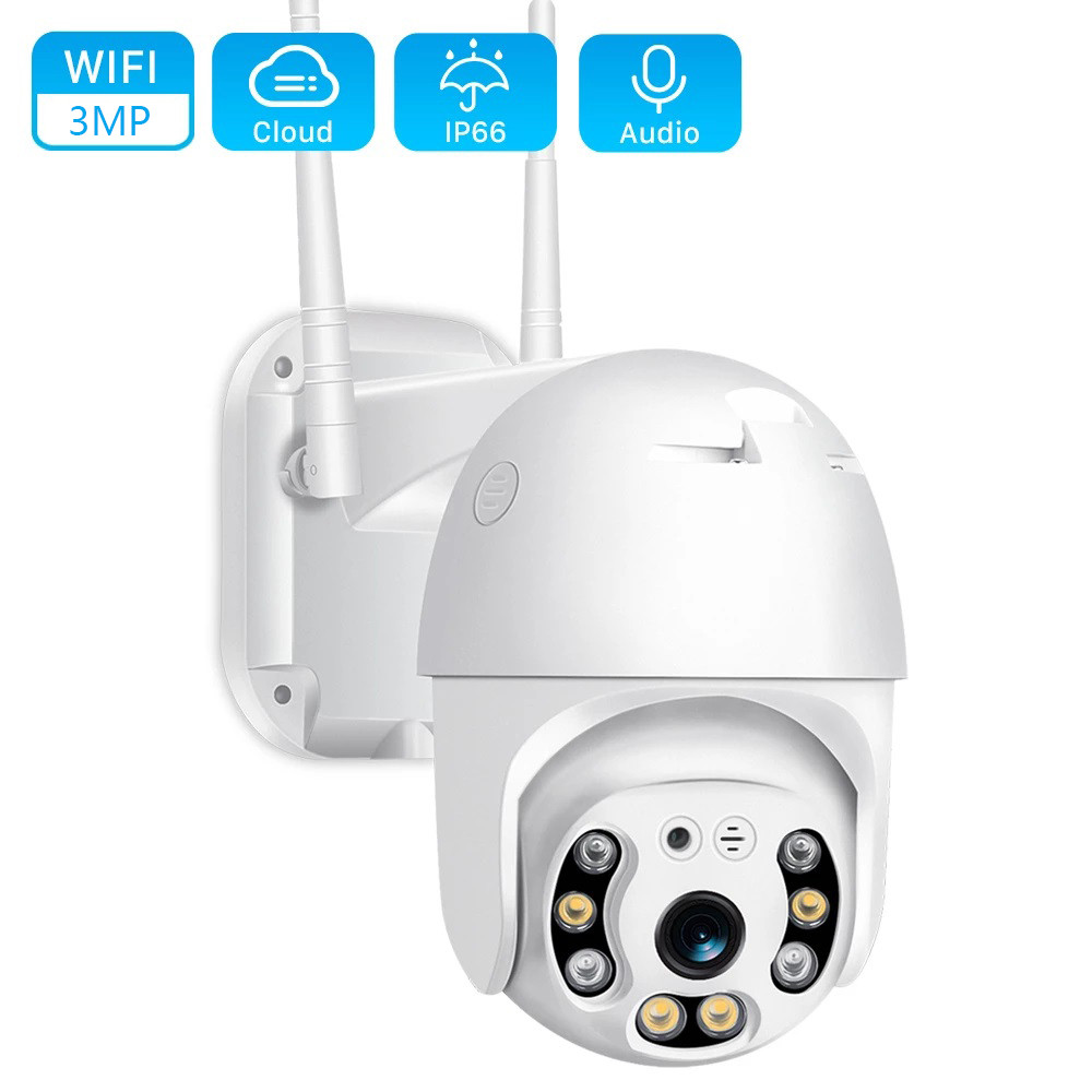 Ycc365 Plus 1080P PTZ Wifi IP Camera Outdoor 4X gital Zoom AI Human Detect Wireless Camera Auo Secur