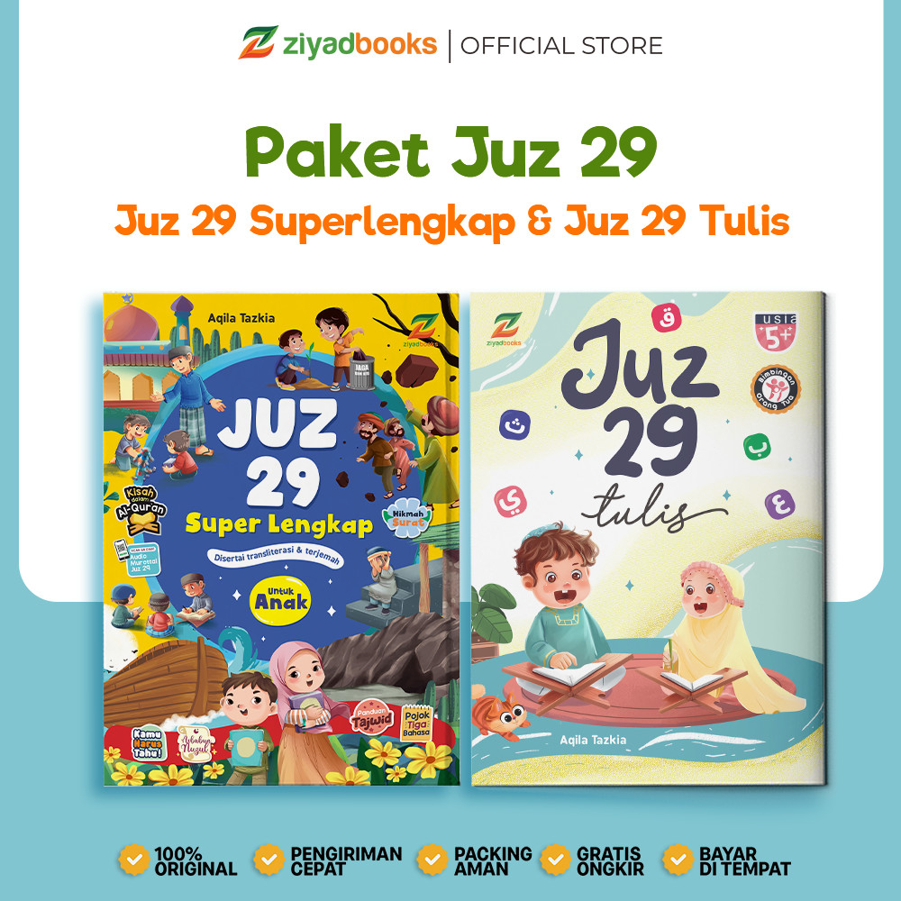 Limited Deals Paket Juz 29 Untuk Anak (Juz 29 Super Lengkap + Juz 29 Tulis) - Buku Hafalan Juz 29