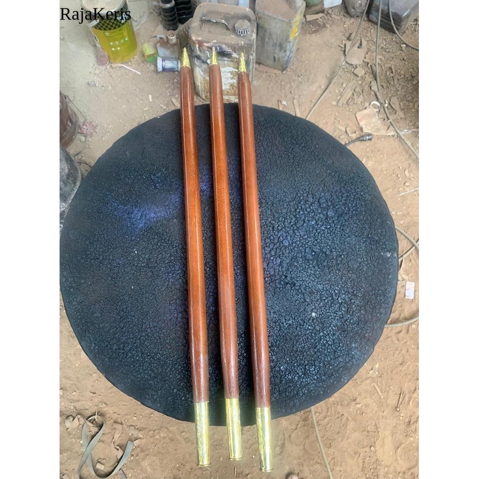 deder keris dari kayu jati panjang 1 meter gratis tunjung ulir utuh lurus finishingan gratis stel bk