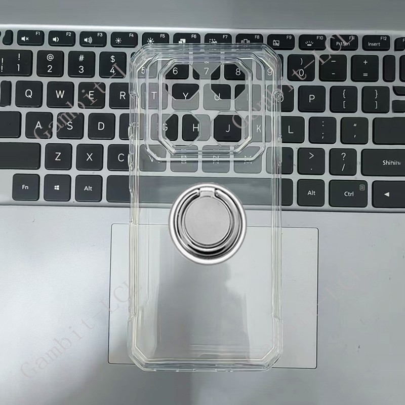 For Oukitel WP60 WP 60 7.2" 2025 OukitelWP60 Back Ring Holder Bracket Phone Case Smartphone TPU Soft