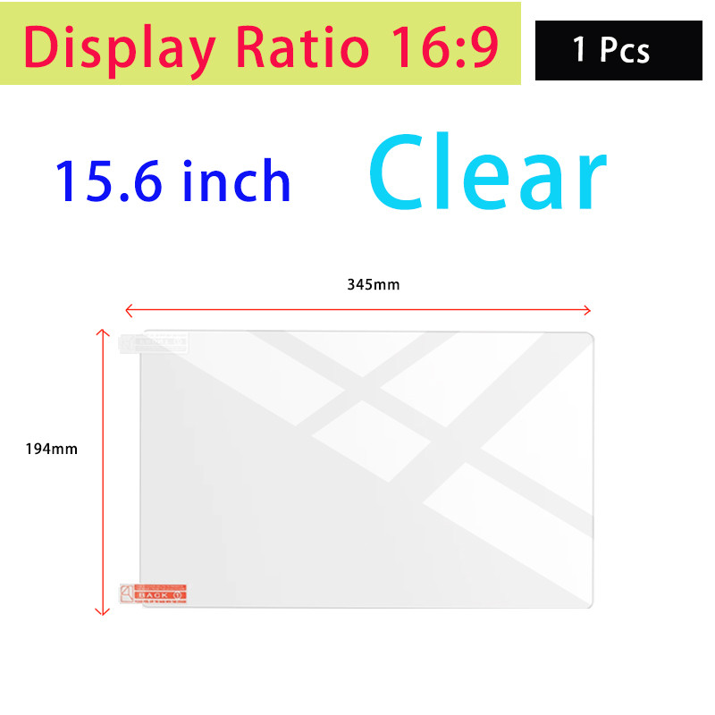 15.6 In splay Ratio 16:9 Notebook Screen Protector Soft Film For DELL/ASUS /Samsung/Lenovo/Toshiba L