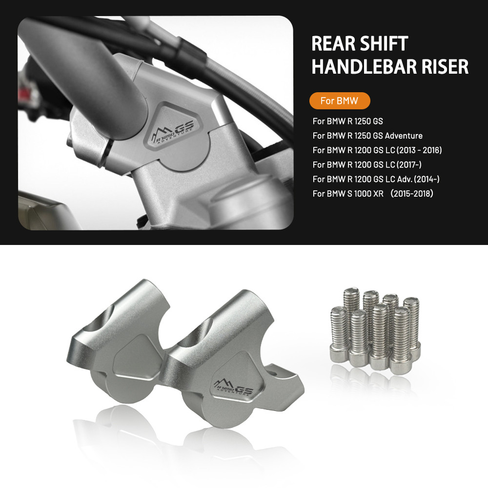 For BMW R1250GS R 1250 GS R1200GS LC Adventure ADV S1000XR Motorcycle  Handlebar Riser 32MM Drag Han