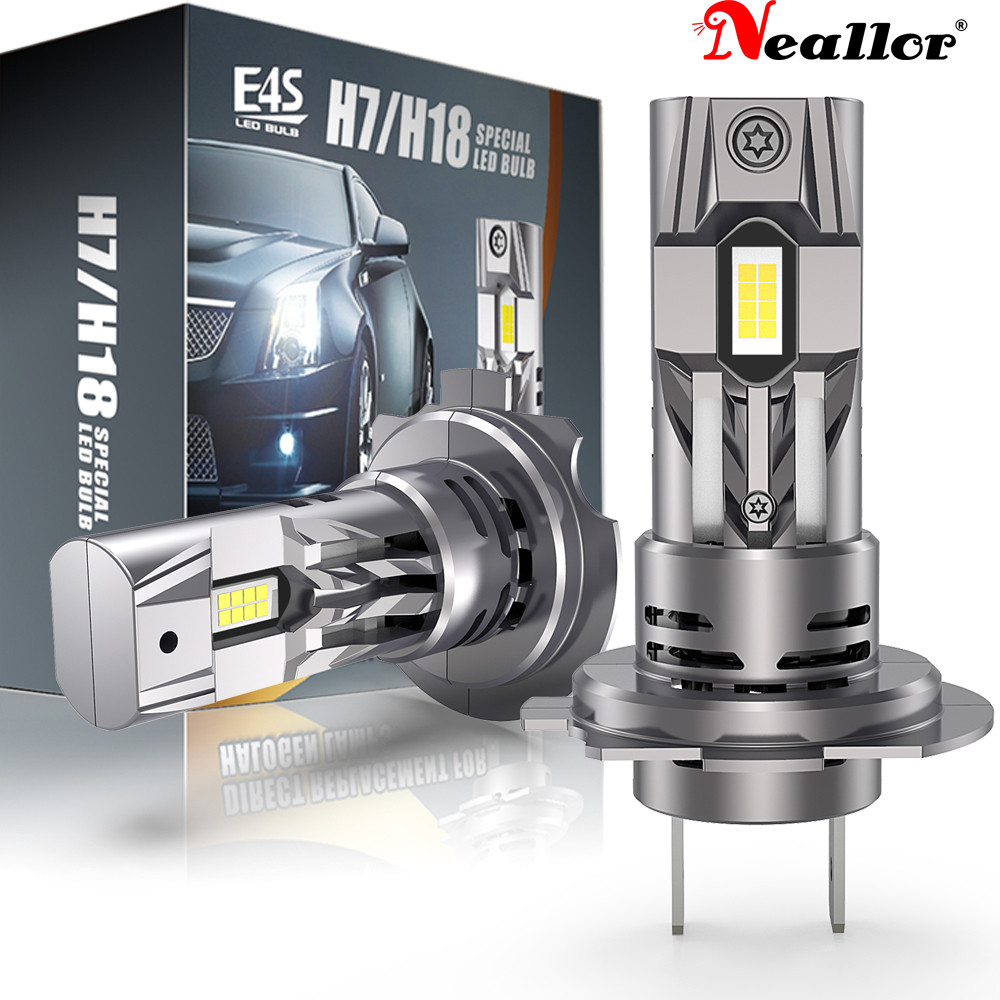 H7 Led Canbus No Error Headlight 12V 55W Bulb Powerful Xenon 6000K White Turbo ode Lamps For Mercede