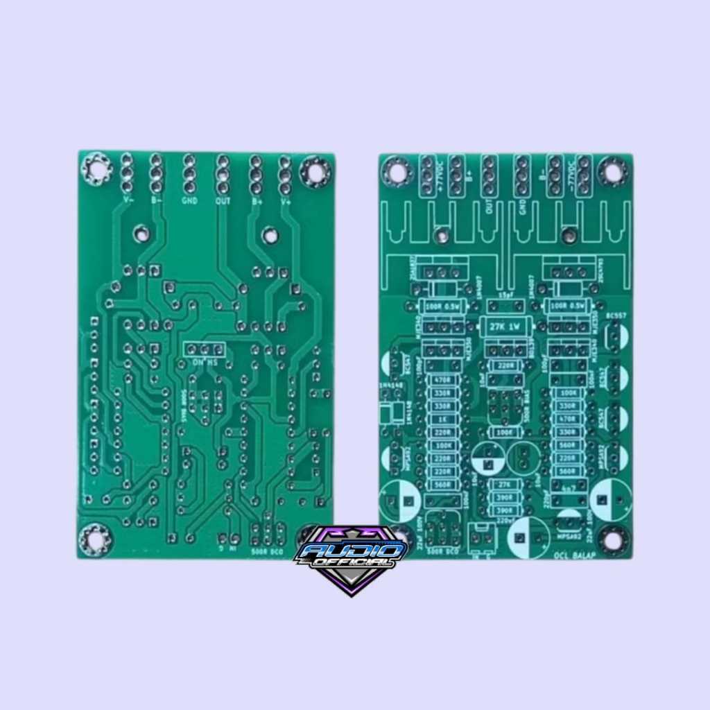 PCB OCL Balap Double Layer FR4 Fiber