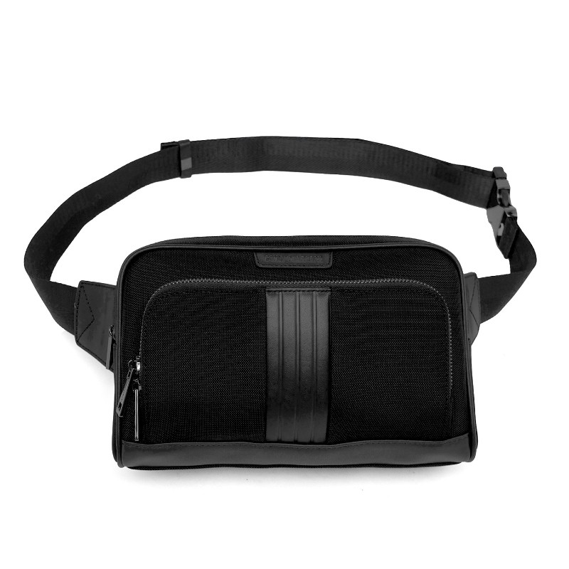 Tas Pinggang Pria Gino Mariani Alton Black