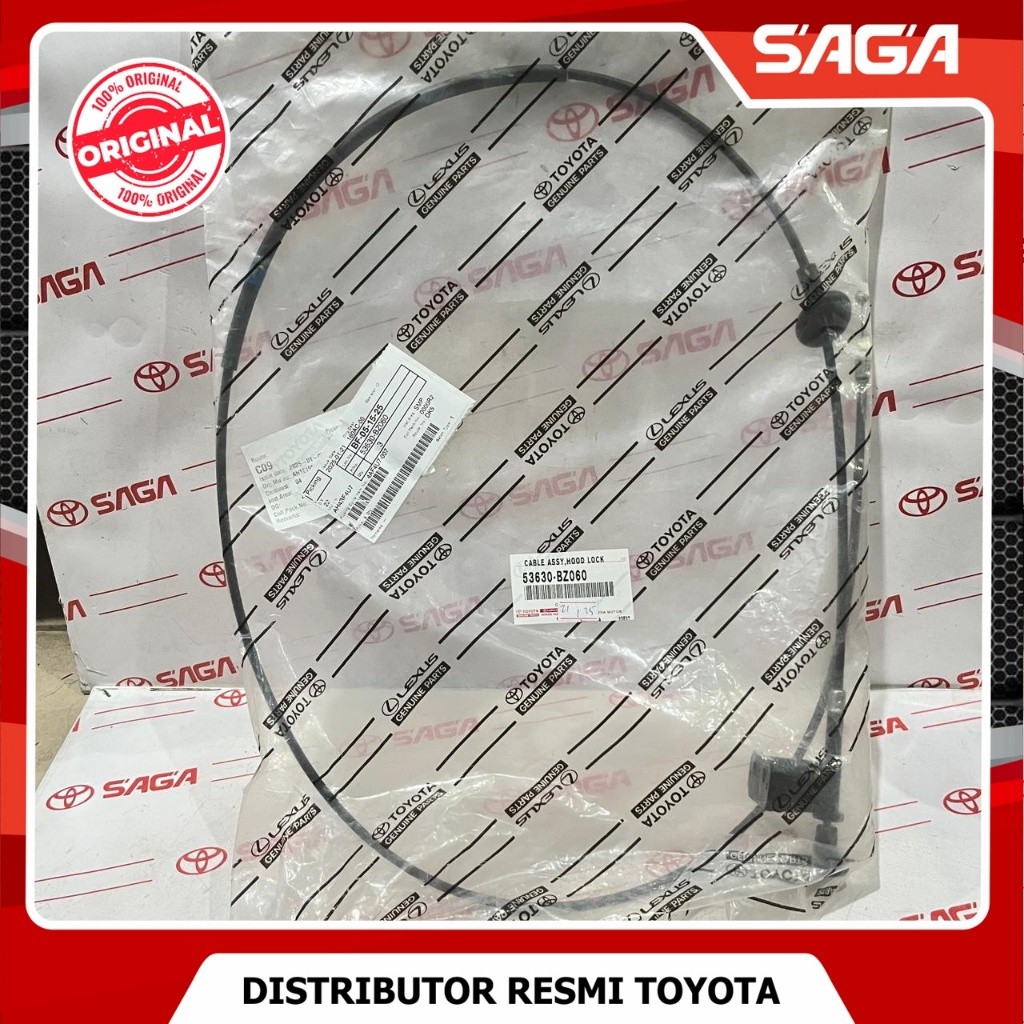 SAGA | Kabel Kunci Tarikan Kabel Kap Mesin Rush Terios Original 53630-BZ060