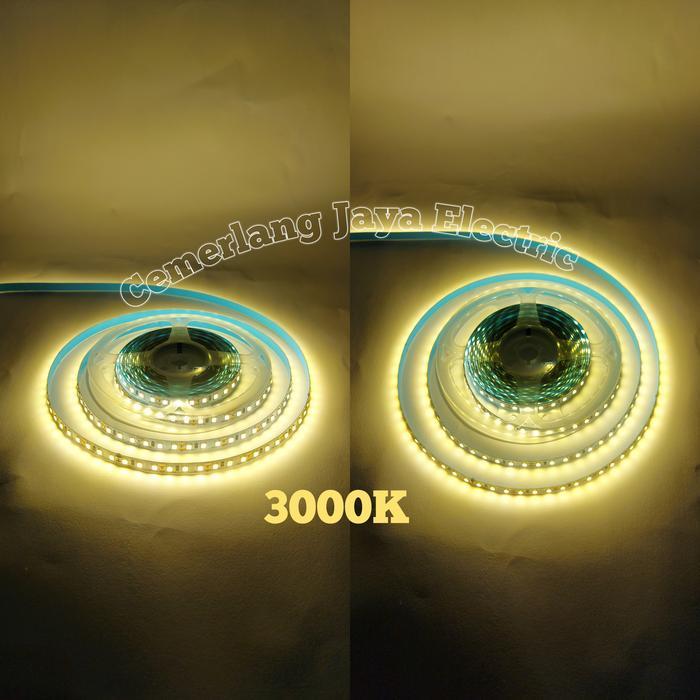 LED Strip Light 5Meter 2835 120led/M 12V IP33 Indoor Cahaya 3K/4K/6K - Warmwhite 3000K