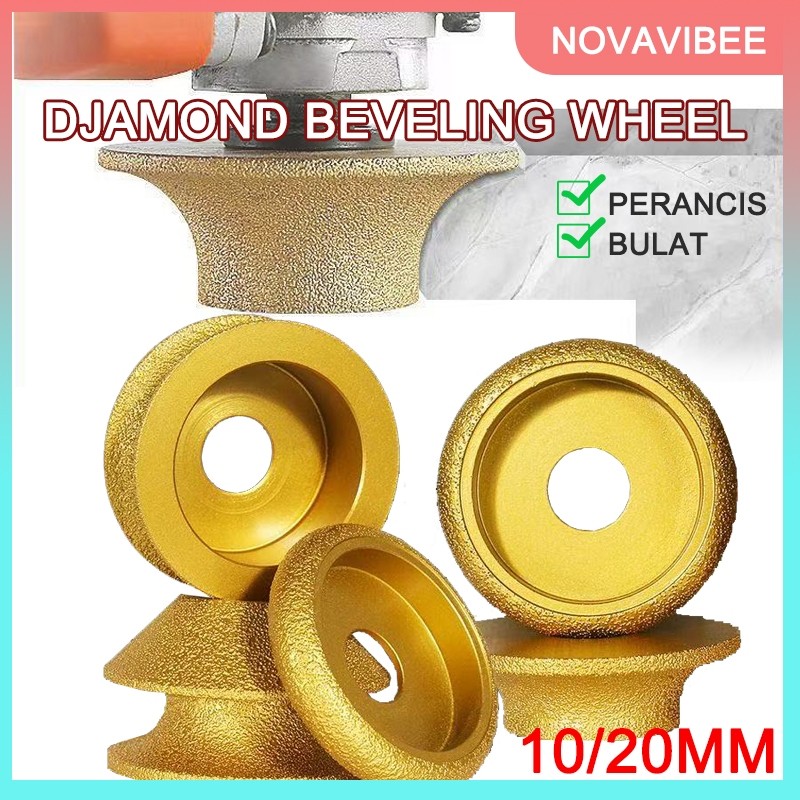 10/20mm Mata Pinggul Bevel Granit Bullnose Mata Roda Granit Ukir Keramik mata gerinda bevel granit