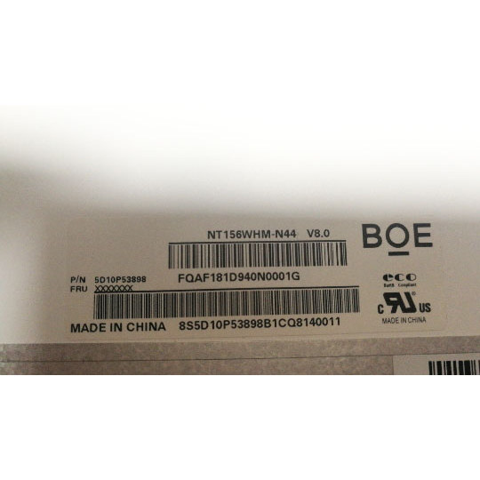 NT156WHM-N44 V8.0 NT156WHM N44 P/N 5D10P53898 HD 1366X768  30 Pin 15.6 Slim Laptop LCD LED Screen Re