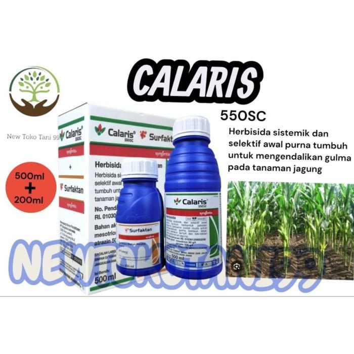 ( 500ml ) Calaris 500ml herbisida selektif untuk tanaman jagung calaris 500ml + surfaktan 200ml