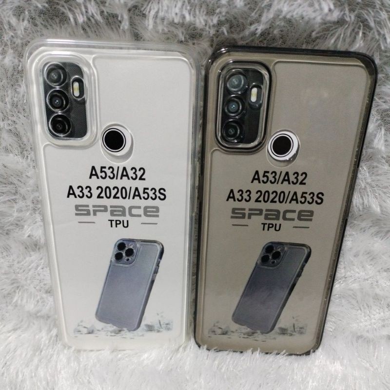 SoftCase Casing OPPO A53/A32 A33 2020/A53S Silikon Bening Transparan TPU Pelindung Belakang HP Camer