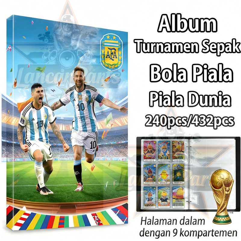 240PCS/432PCS Kartu Boboiboy Mainan Album Turnamen Sepak Bola Piala Dunia  Boboiboy Galaxy Album Kar