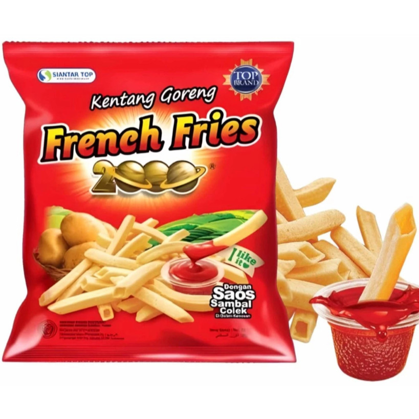 FRENCH FRIES 2000 Premium Kentang Goreng 130gr Rasa Istimewa Bahan Pilihan BAHAN KEBUTUHAN POKOK SEH