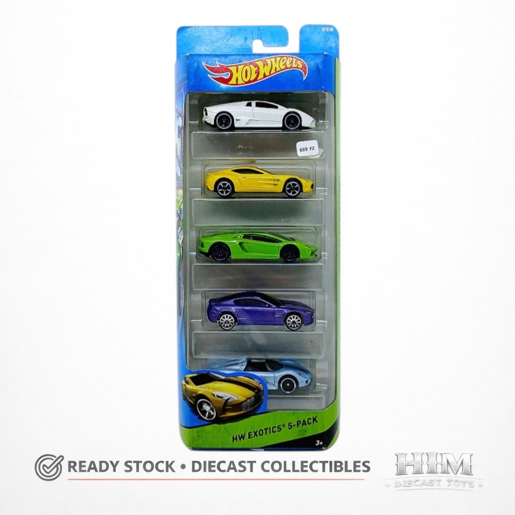Hot Wheels HW Exotics 5-Pack Gift Set - 659FZ - FZ13