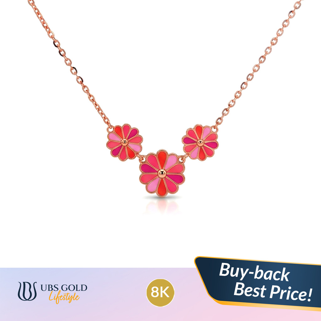UBS Gold - Kalung Emas Millie Molly Blooming - 8K - Ksk1376k