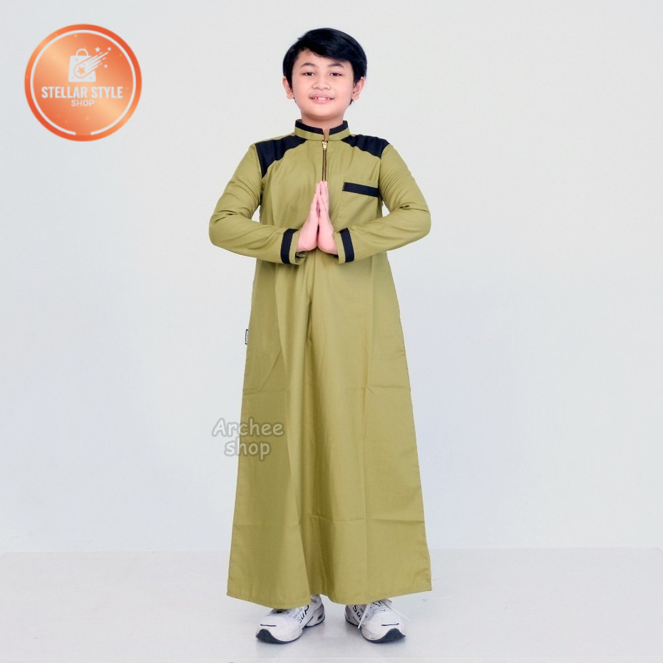 StellarStyle- Jubah Gamis Anak Laki Laki Gamis Anak Cowok Jubah Novel