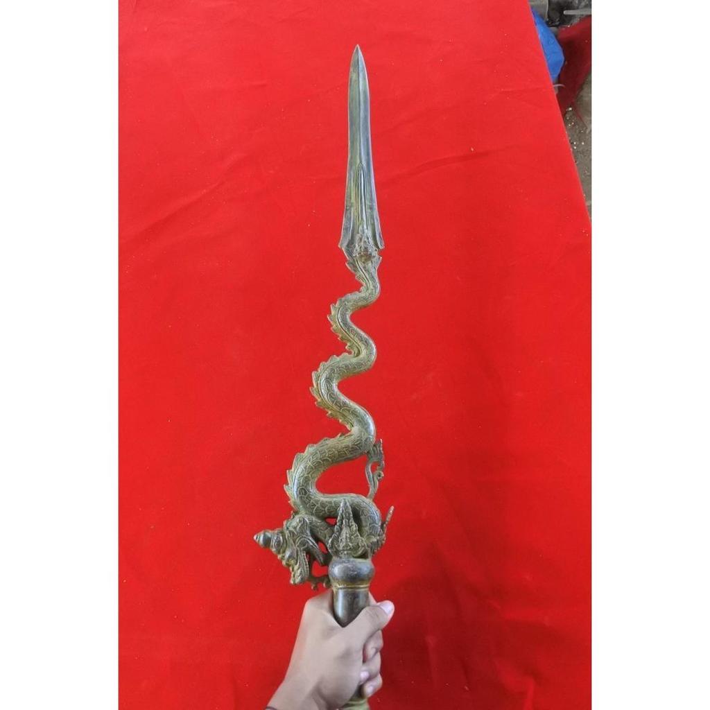 pataka naga wilah kadga bhn perunggu majapahit wilwatikta BM