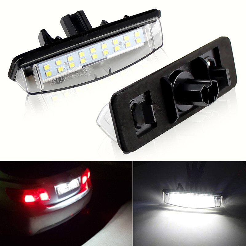 LED License Plate Lights for LEXUS Is200 Is300 Ls430 Gs300 Gs430 Gs400 Es300 Es330 Rx330 Rx300 auto 