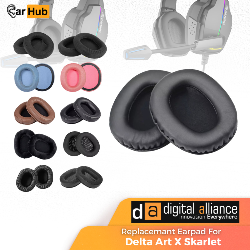 Earcushion Earpad Earcup Digital Alliance Delta Art X Skarlet Busa Bantalan Foam Pads