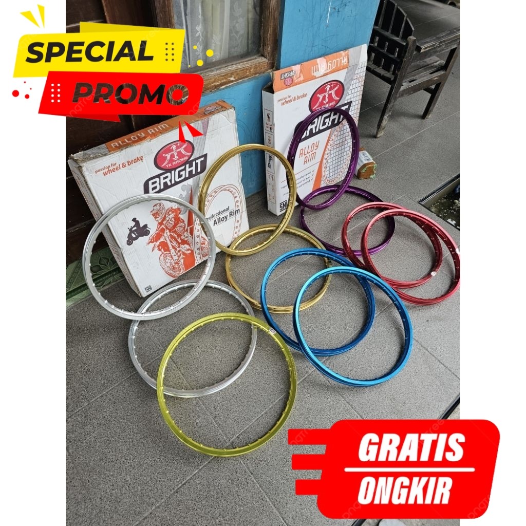 Velg TK Racing Excel Japan Ring 18 1.20 36 Hole Original Satria FU