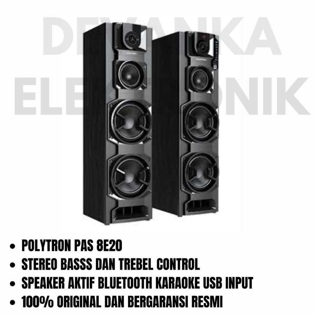 SPEAKER AKTIF POLYTRON PAS 8E20 / SPEAKER AKTIF BLUETOOTH / SPEAKER AKTIF POLYTRON 8INCH