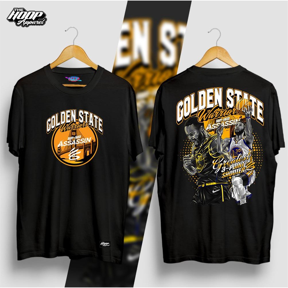 COD THE HOOP APPAREL THE GREATEST 3 POINT SHOOTER GRAPHIC COTTON TSHIRT FOR MEN AND WOMEN