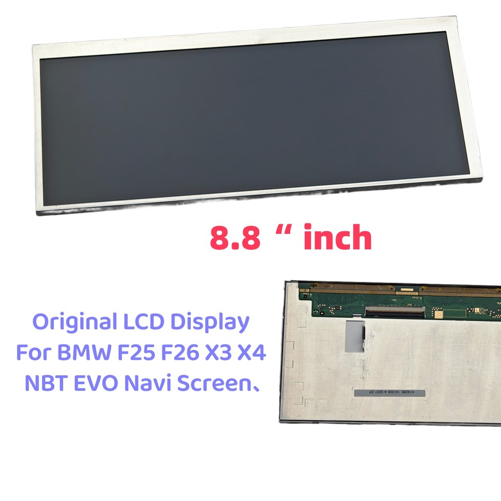 LQ088K5RZ01 8.8" LCD CID splay for 2009 - 2017 BMW F25 F26 X3 X4 NBT EVO Navigation Head Unit Screen