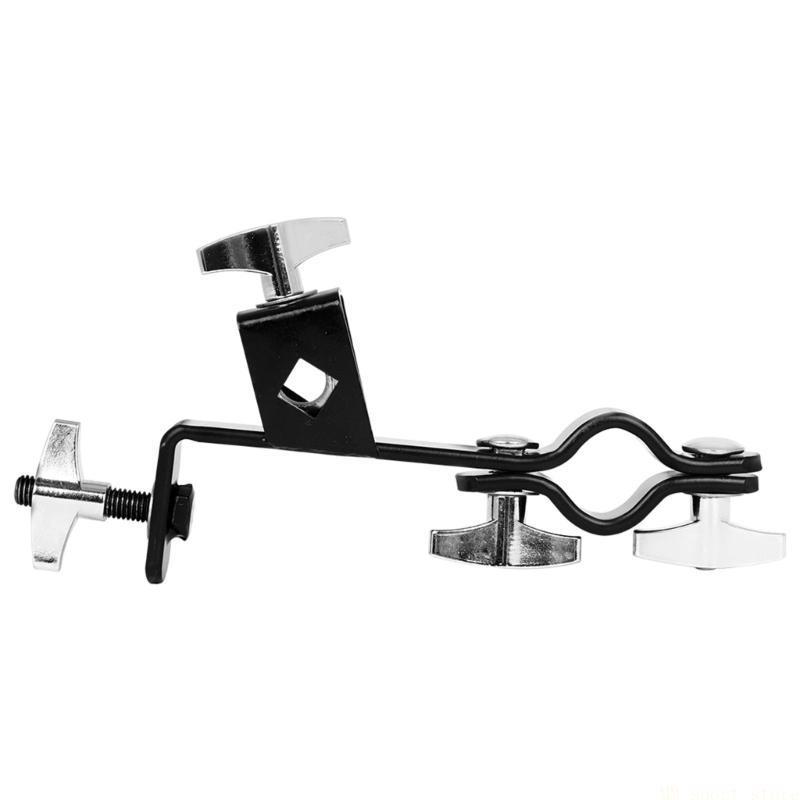 31BE Cowbell Mounting Clamp Cowbell Mount Clip Cowbell Extension Clip Cowbell Stand