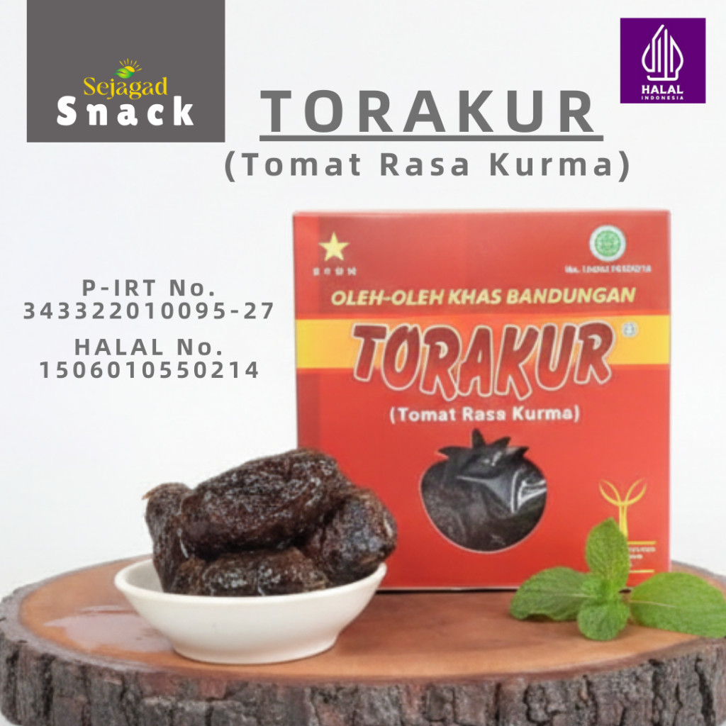 Torakur Tomat Rasa Kurma Asli Buah Tomat Murni Cemilan Lezat Buah Tomat Kurma Makanan Khas Bandungan