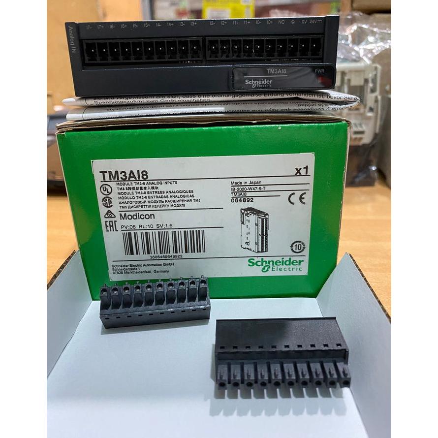 PLC MODICON SCHNEIDER TM3AI8 MODULE TM3-8 ANALOG INPUTS