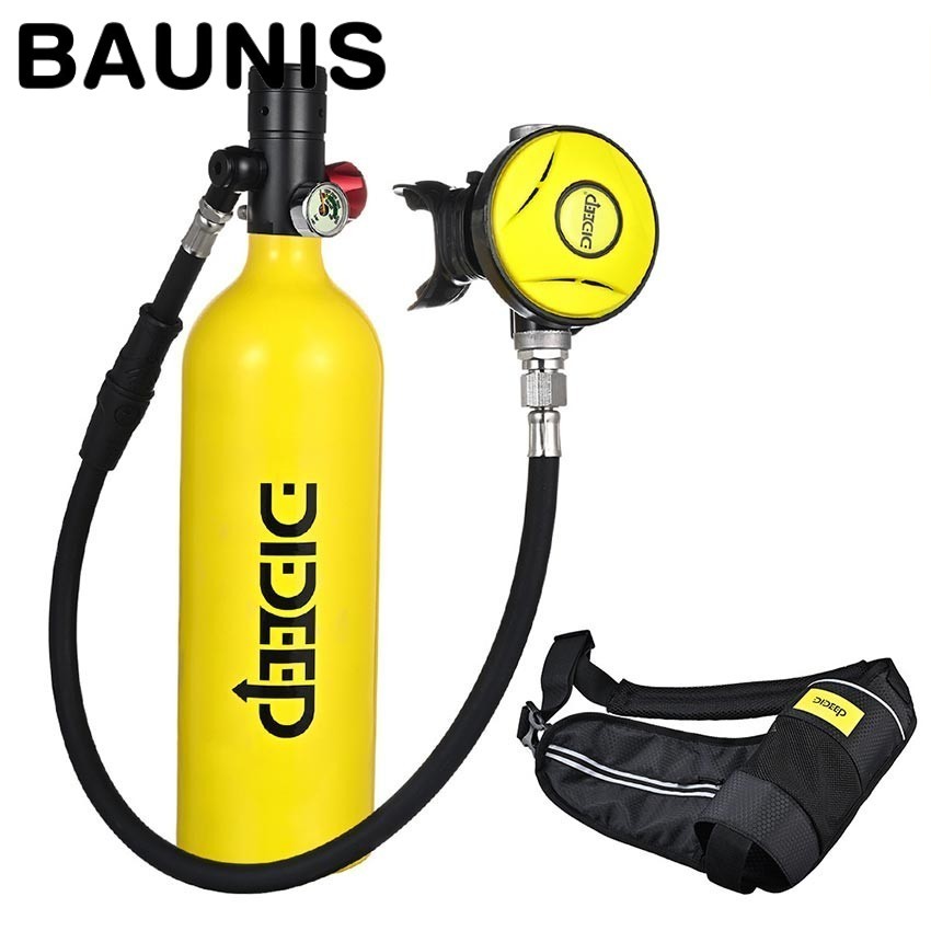 Baunis Tabung Scuba Diving Mini 1L / Alat Selam Portable / Oksigen Lung Tank 20 Menit Cocok Untuk Sn