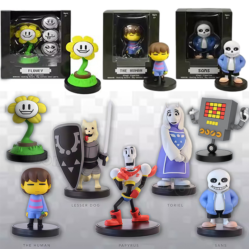 Undertale The Human Anime Game Figure Flowey/Undyne/Toriel/Human/Papyrus Action Figure #1826 Sans Fi