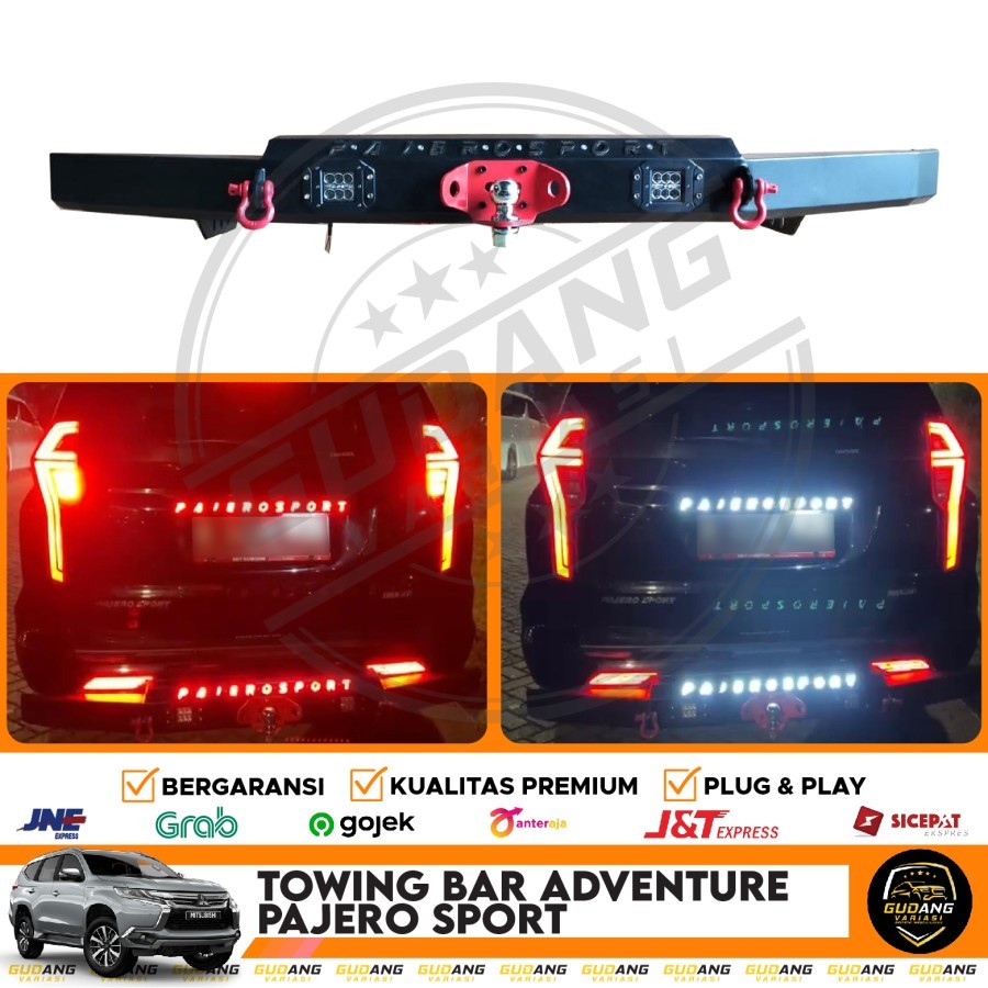 Towing Bar Adventure Pajero Sport LED